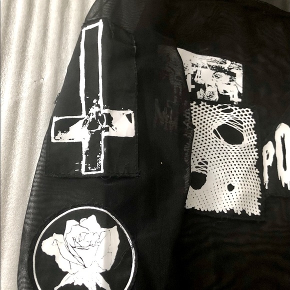 DOLLS KILL/ CURRENT MOOD POISON LOVE TOP NWT $50 M - Picture 7 of 14